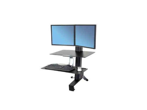 Ergotron WorkFit-S Dual Workstation - Standing desk converter