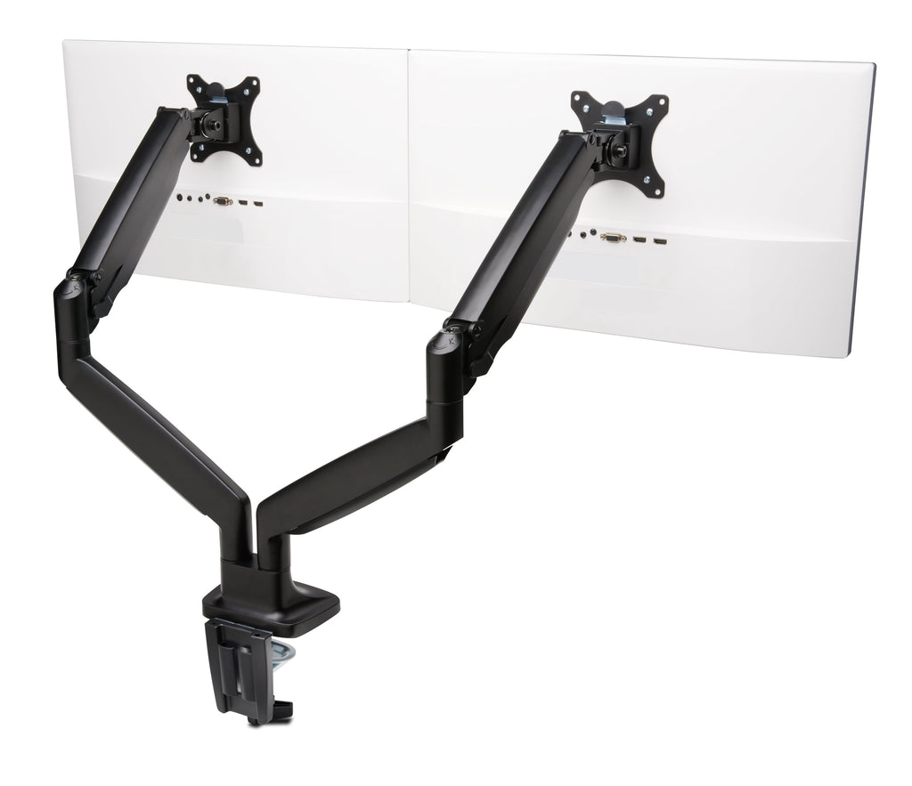SmartFit® One-Touch Height Adjustable Dual Monitor Arm Black